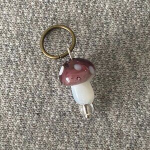 Resin Mushroom Stitch Marker Knitting Notion Lot of 1